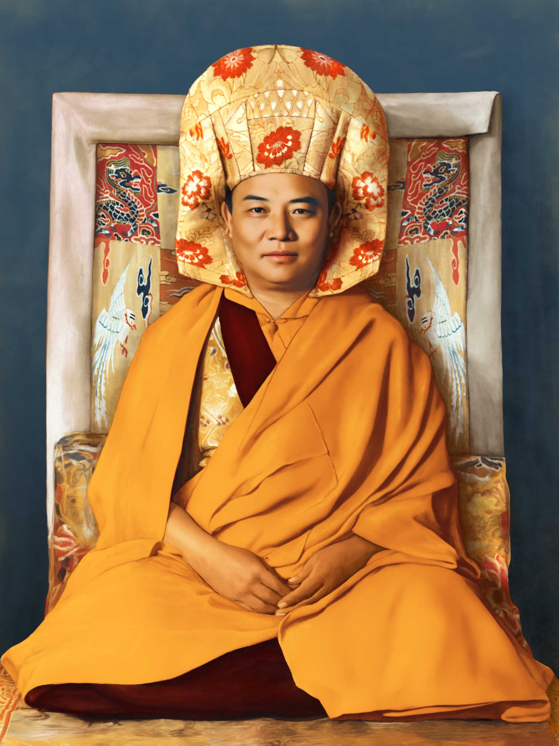16th-Karmapa 40x30 Digital Painting